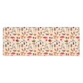 thumbnail image 1 of Disketp Gaming Mouse Pad Retro Autum Mushrooms Pattern Large Mouse Mat Long Extended Desk Pad Non-Slip Rubber Mice Pads Stitched Edges Thin Pad (11.8x31.5 Inch), 1 of 9