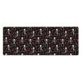 thumbnail image 1 of Disketp Gaming Mouse Pad Skeleton with Roses Pattern Large Mouse Mat Long Extended Desk Pad Non-Slip Rubber Mice Pads Stitched Edges Thin Pad (11.8x31.5 Inch), 1 of 8