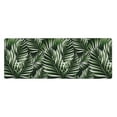 thumbnail image 1 of Disketp Gaming Mouse Pad Tropical Palm Leaves1 Pattern Large Mouse Mat Long Extended Desk Pad Non-Slip Rubber Mice Pads Stitched Edges Thin Pad (11.8x31.5 Inch), 1 of 9