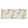 thumbnail image 1 of Disketp Gaming Mouse Pad Wildflower Honeybee Pattern Large Mouse Mat Long Extended Desk Pad Non-Slip Rubber Mice Pads Stitched Edges Thin Pad (11.8x31.5 Inch), 1 of 9