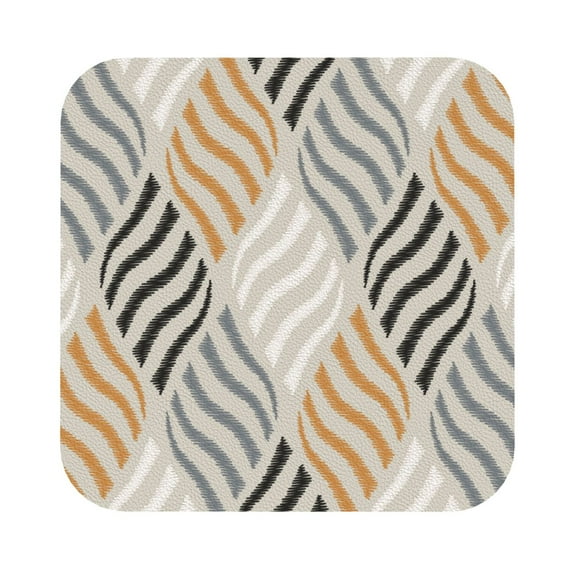 Disketp Geometric Funny Coasters,4 Pcs Leather Coasters With Holder, Perfect Housewarming Hostess Gifts,Protect Furniture From Water Marks Scratch And Damage