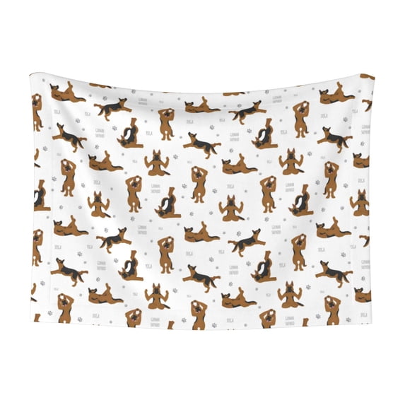 Disketp German Shepherd Dog Dog Blanket/Bed Cover for Dogs and Cats,Puppy Essentials-Large