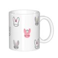 thumbnail image 1 of Disketp Girl Rabbit Large Coffee Mug with Handle Tea Cup Novelty Coffee Cup for Men Women Office Work, 1 of 6