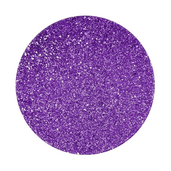 Disketp Glitter Purple Small Mouse Pad 7.9x7.9 Inches,Washable Round Mousepad For Office Laptop Computer,Non-Slip Rubber Base Mouse Pads For Wireless Mouse