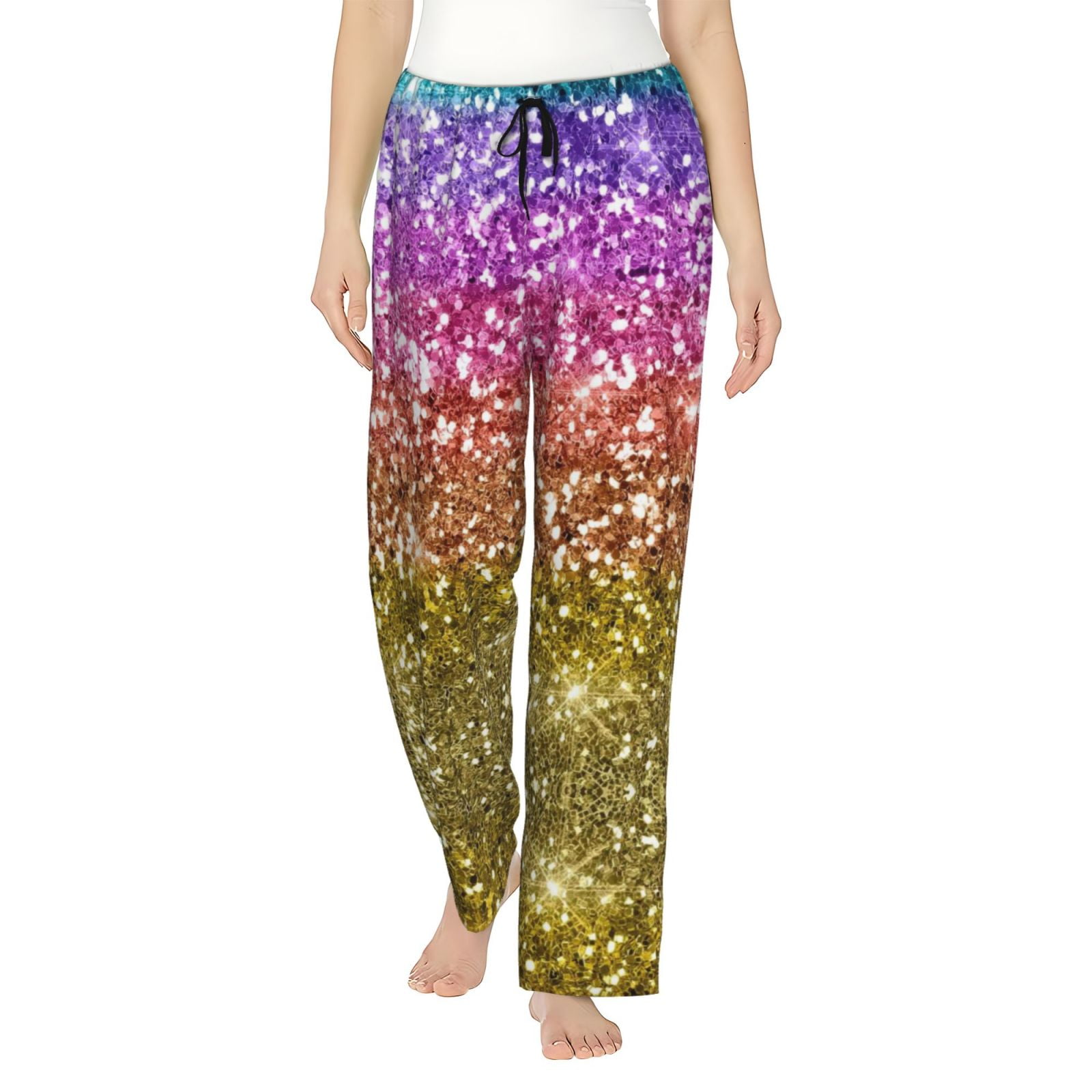 Rainbow Glitter - PAWjama with Lilac Neck & Trim/Sleeves