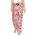 thumbnail image 1 of Disketp Gnome Merry Christmas for Women's Pajama Pants - Ultra Soft Fleece Sleep and Lounge Pants (Size: S-3XL)-Medium, 1 of 6