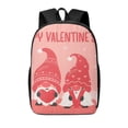 thumbnail image 1 of Disketp Gnomes Hold The Letters LOVE School Backpack, Lightweight Basic Middle School Bookbags 17 Inch Casual Daypack for Student College, Travel or Outdoor, 1 of 6