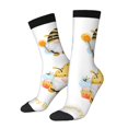 thumbnail image 1 of Disketp Gnomes Honey Bee Unisex Crew Socks Lightweight Breathable Ventilation Ankle Socks, Mid-calf socks for Daily, 1 of 6