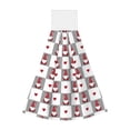 thumbnail image 1 of Disketp Gnomes and Hearts Hanging Kitchen Towel Tie Towels Tea Bar Dish Cloths Dry Towel for Laundry Room Decor (18*14in), 1 of 7