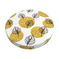 thumbnail image 1 of Disketp Gold Dots and Leaves Stool Covers Round, Super Soft Round Bar Stool Cushion Covers Seat Cushion - {sizeName}-12 inch, 1 of 7
