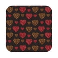 thumbnail image 1 of Disketp Gold Glitter Heart Funny Coasters,6 Pcs Leather Coasters With Holder, Perfect Housewarming Hostess Gifts,Protect Furniture From Water Marks Scratch And Damage, 1 of 9