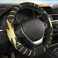 thumbnail image 1 of Disketp Gold Spider On The Web Elastic Microfiber Steering Wheel Cover for Truck,SUV,Cars,Universal 15 inch,Anti-Slip, 1 of 6