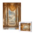 thumbnail image 1 of Disketp Golden Drapes Pillars Clouds Custom Puzzle Personalized Puzzles 1000 Pieces, Customized Picture Puzzle for Adult and Teens((29.5×19.7in, Vertical), 1 of 9