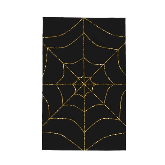 Disketp Golden Spider Web Waffle Weave Kitchen Dish Cloth,Super Absorbent Kitchen Dish Towels 16*26 Inches for Dish Rags Washing Dishes, Drying Dishes