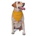 thumbnail image 1 of Disketp Goldenrod Dog Bandanas 1PC Triangle Adjustable Puppy Bandana Bib Handkerchief for Large Medium Girl Dogs Pets Gift, 1 of 6