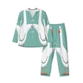 thumbnail image 1 of Disketp Goosebumps for Pajamas Set Long Sleeve Sleepwear Mens Button Down Nightwear Pj Sets-Small, 1 of 7