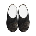 thumbnail image 1 of Disketp Gothic Raven Portrait Women's Men's Slippers Plush Slip-On House Slipper for Winter Indoor Soft Cushion Non-slip Fluffy Slides Slippers-37/38, 1 of 7