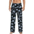 thumbnail image 1 of Disketp Gothic Skull Men'S Pajama Pants - Ultra Soft Fleece Sleep And Lounge Pants (Size: S-Xxl), 1 of 9