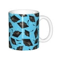thumbnail image 1 of Disketp Graduation Hats2 Large Coffee Mug with Handle Tea Cup Novelty Coffee Cup for Men Women Office Work, 1 of 6