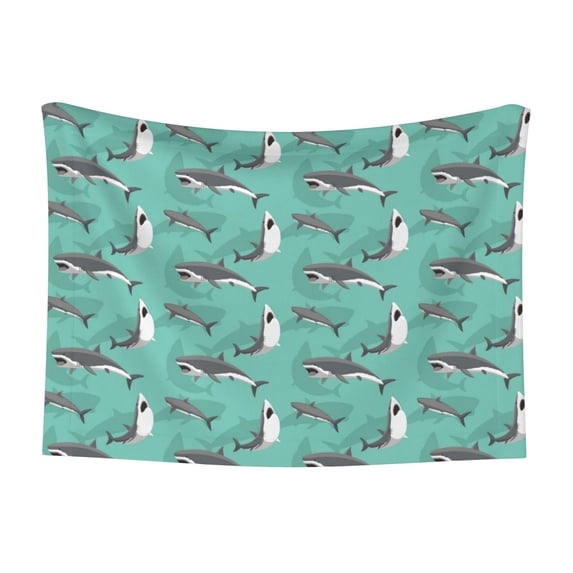 Disketp Great White Shark Dog Blanket/Bed Cover for Dogs and Cats,Puppy Essentials-Small