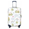 thumbnail image 1 of Disketp Green Blue Avocado Elastic Travel Luggage Cover Travel Suitcase Protective Cover For Trunk Case Apply To 18''-32'' Suitcase Cover (Luggage not included)-X-Large, 1 of 9