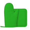 thumbnail image 1 of Disketp Green Oven Mitts And Potholders Bbq Gloves-Oven Mitts And Pot Holders With Recycled Infill Silicone Non-Slip Cooking Gloves For Cooking Baking Grilling, 1 of 9