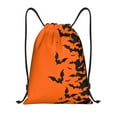 Disketp Halloween Bats Drawstring Backpack Drawstring Gym Bags Draw