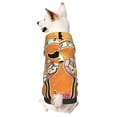 thumbnail image 1 of Disketp Halloween Flamingos Dog Hoodie Dog Clothes with Hat, Pet Winter Clothes Warm Hoodies Coat for Small Dogs-Large, 1 of 7