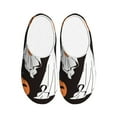 thumbnail image 1 of Disketp Halloween Ghosts And Pumpkins Women's Men's Slippers Plush Slip-On House Slipper for Winter Indoor Soft Cushion Non-slip Fluffy Slides Slippers-11, 1 of 7