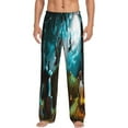 thumbnail image 1 of Disketp Halloween Night 1 Men'S Pajama Pants - Ultra Soft Fleece Sleep And Lounge Pants (Size: S-Xxl), 1 of 9