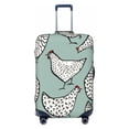 thumbnail image 1 of Disketp Hand Drawn Chickens Elastic Travel Luggage Cover Travel Suitcase Protective Cover For Trunk Case Apply To 18''-32'' Suitcase Cover (Luggage not included)-Small, 1 of 9