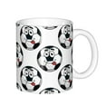 thumbnail image 1 of Disketp Happy Football Large Coffee Mug with Handle Tea Cup Novelty Coffee Cup for Men Women Office Work, 1 of 6