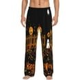 thumbnail image 1 of Disketp Happy Halloween Men'S Pajama Pants - Ultra Soft Fleece Sleep And Lounge Pants (Size: S-Xxl), 1 of 9