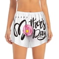 thumbnail image 1 of Disketp Happy Mother's Day (3) Print Women's Shorts Workout Shorts for Athletic Gym Running Shorts with Phone Pockets X-Large, 1 of 8