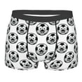 thumbnail image 1 of Disketp Happy Soccer Men's Boxer Briefs,Soft and Breathable Cotton Underwear with ComfortFlex Waistband, 1 of 7
