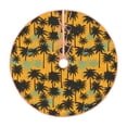thumbnail image 1 of Disketp Hawaii Palms Christmas Tree Skirt, Christmas Tree Decorations, Christmas Decor, Tree Mat Decoration(30-48IN)-30", 1 of 6