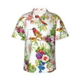 thumbnail image 1 of Disketp Hawaiian Shirts For Men,Birds And Flowers Print Mens Casual Short Sleeve Button Down Shirts Beach Shirt, 1 of 7