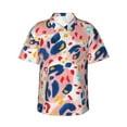 thumbnail image 1 of Disketp Hawaiian Shirts For Men,Hand Painted Abstract Leopard Print Print Mens Casual Short Sleeve Button Down Shirts Beach Shirt, 1 of 7