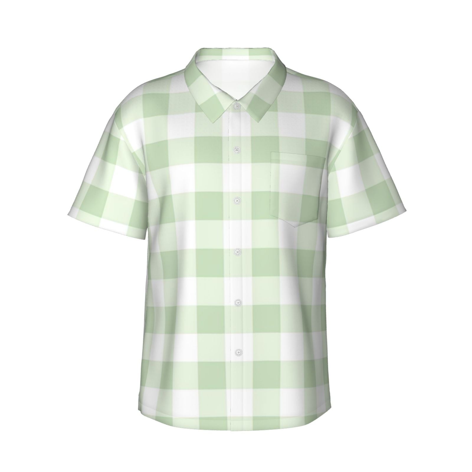 Pistachio Organic Cotton Men's Button Down Shirt
