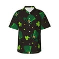 thumbnail image 1 of Disketp Hawaiian Shirts For Men,St. Patrick'S Day8 Print Mens Casual Short Sleeve Button Down Shirts Beach Shirt, 1 of 8
