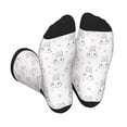 thumbnail image 1 of Disketp Heart Rabbit Unisex Mid-Calf Socks Lightweight Breathable Ventilation Ankle Socks, 1 of 7