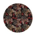 thumbnail image 1 of Disketp Hearts and French Bulldog Small Mouse Pad 7.9x7.9 Inches,Washable Round Mousepad for Office Laptop Computer,Non-Slip Rubber Base Mouse Pads for Wireless Mouse, 1 of 8