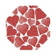 thumbnail image 1 of Disketp Hearts Funny Coasters,6 Pcs Leather Coasters With Holder, Perfect Housewarming Hostess Gifts,Protect Furniture From Water Marks Scratch And Damage, 1 of 9