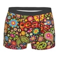 thumbnail image 1 of Disketp Hippie Peace Love Men'S Boxer Briefs,Soft And Breathable Cotton Underwear With Comfortflex Waistband, 1 of 9