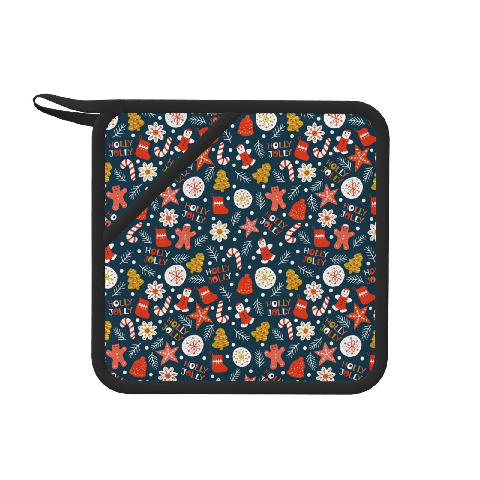 Disketp Holiday Christmas Cookies Pot Holders Kitchen Insulation Mats