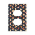 thumbnail image 1 of Disketp Holiday Gingerbreads Decorative Light Switch or Outlet Wall Plate with Safety Cover-Style S, 1 of 6