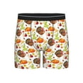 thumbnail image 1 of Disketp Holiday Thanksgiving Turkey Men's Boxer Briefs Men’s Underwear Boxer Briefs for Men, 1 of 7