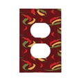 thumbnail image 1 of Disketp Hot Chili Decorative Light Switch or Outlet Wall Plate with Safety Cover-Style S, 1 of 6