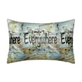 thumbnail image 1 of Disketp I Haven'T Been Everywhere But Its On My List Satin Pillowcase For Hair And Skin - Satin Pillow Cases Standard Size 20x30 Inches With Zipper,Gifts For Women Men, 1 of 8