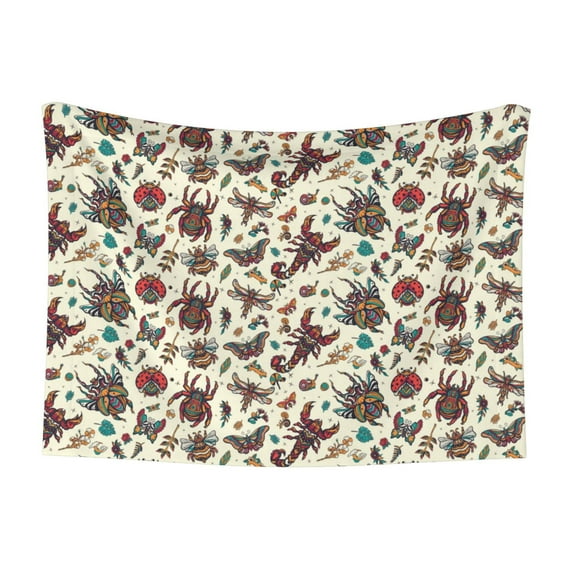 Disketp Insects A Dog Blanket/Bed Cover for Dogs and Cats,Puppy Essentials-Large
